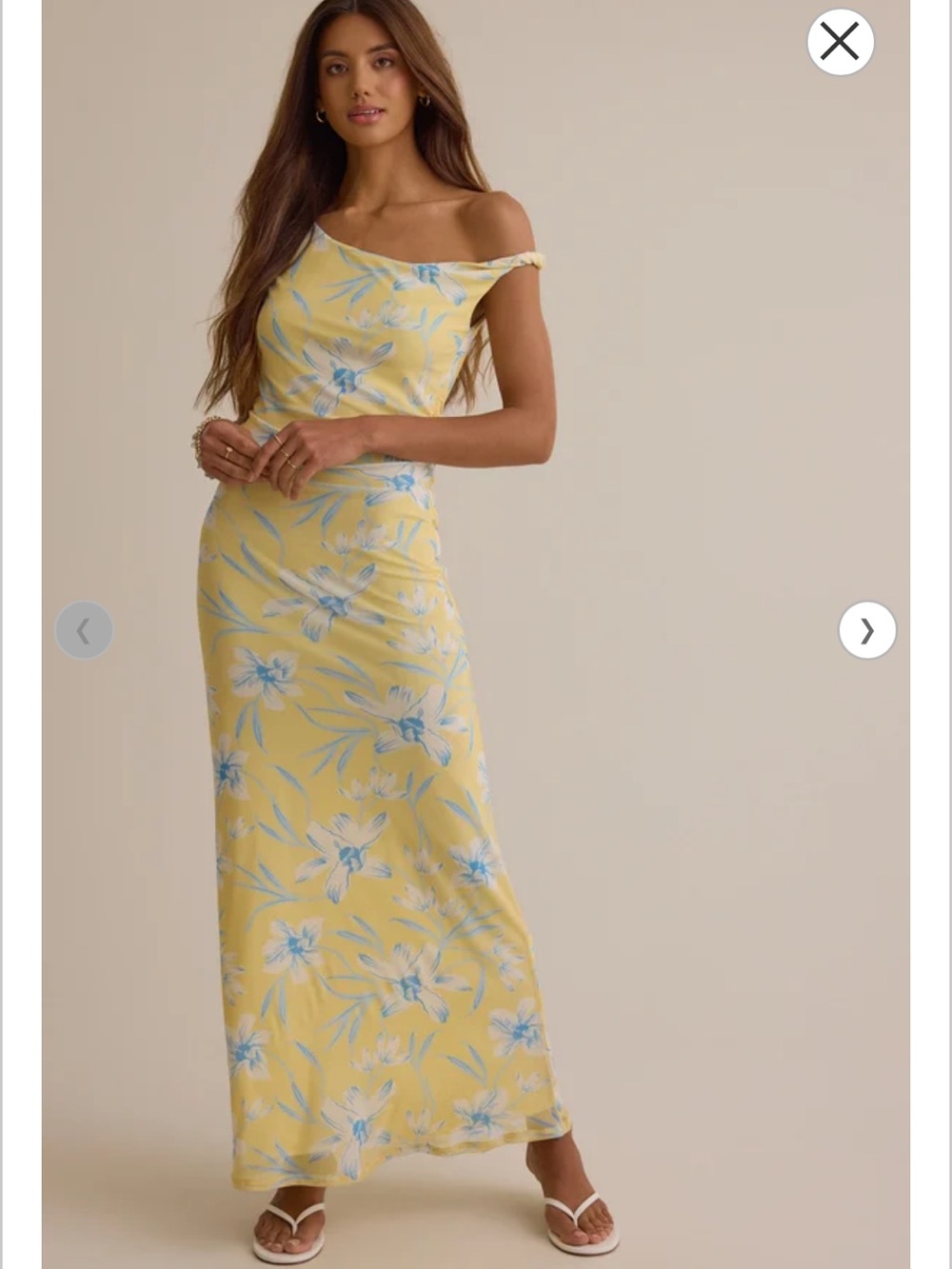 NWT Altar’d State Zari Floral Ruched Maxi Dress